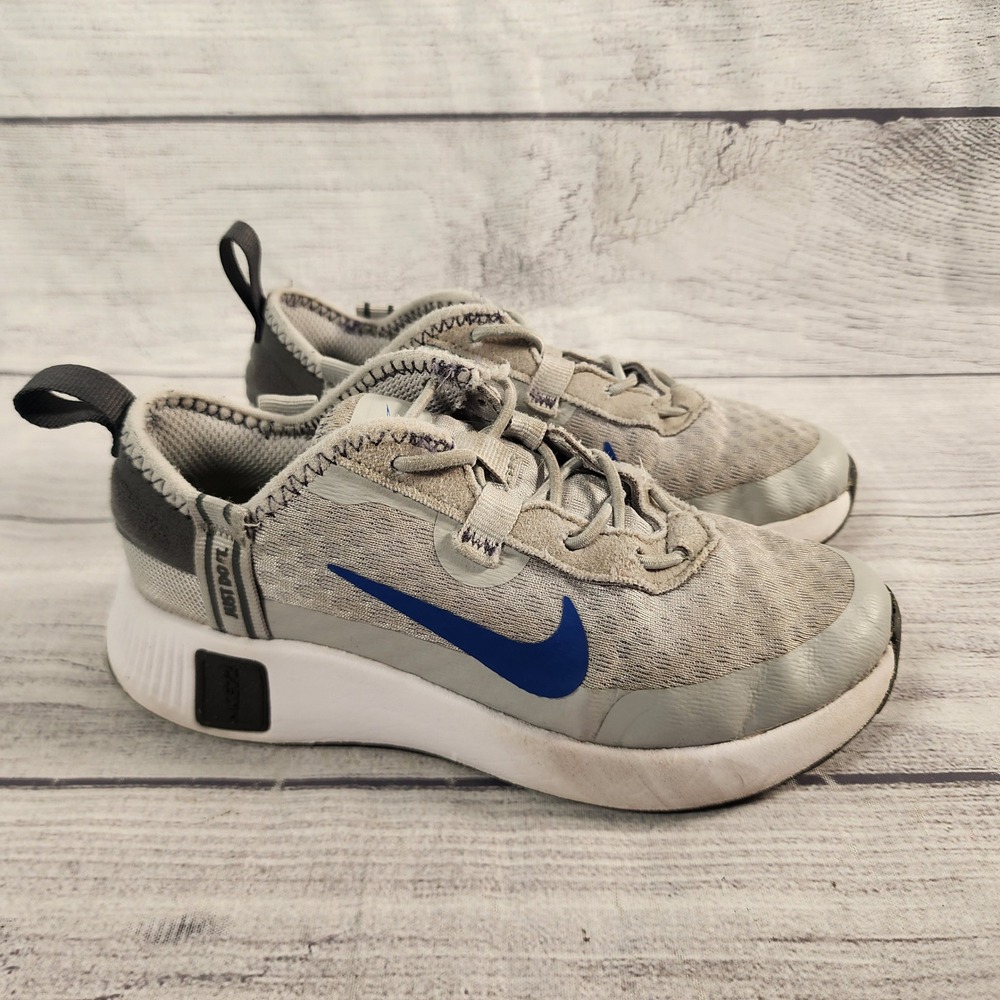 Nike WearAllDay Kids 11.5C Wolf Grey Royal Blue Running Shoes DA3266-005